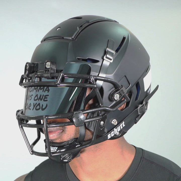 Momma Silver Moonstone Helmet Eye-Shield Visor