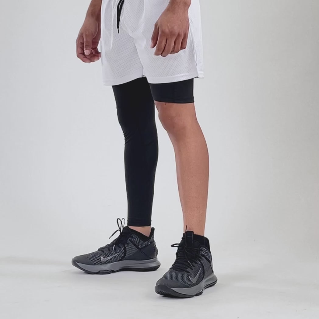 Basic Black Single-leg Basketball Tights