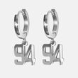 94 Number Earring - Stainless Steel