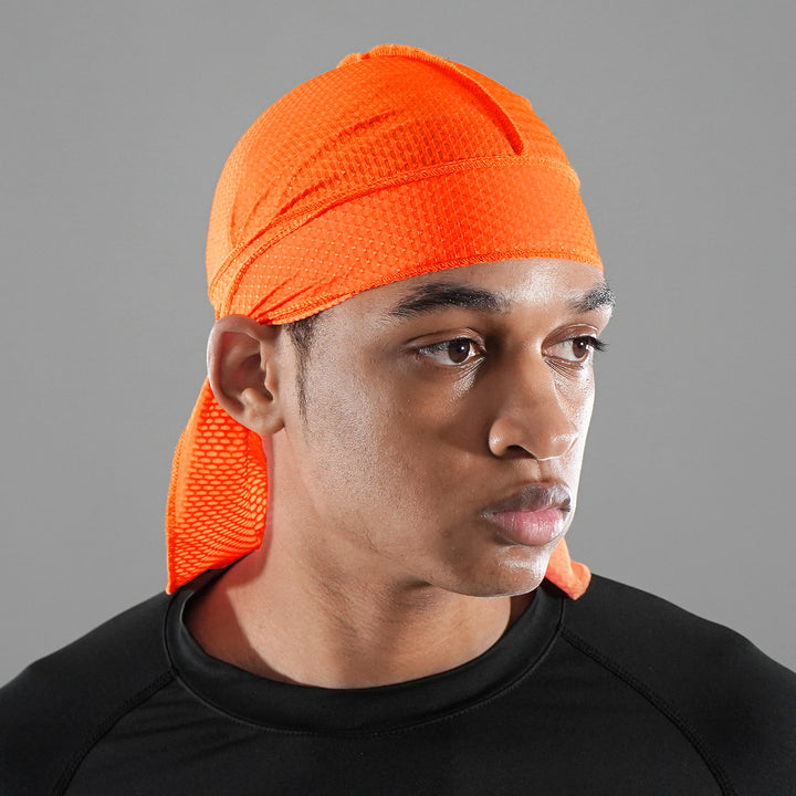 Hot Orange Pro Sports Durag