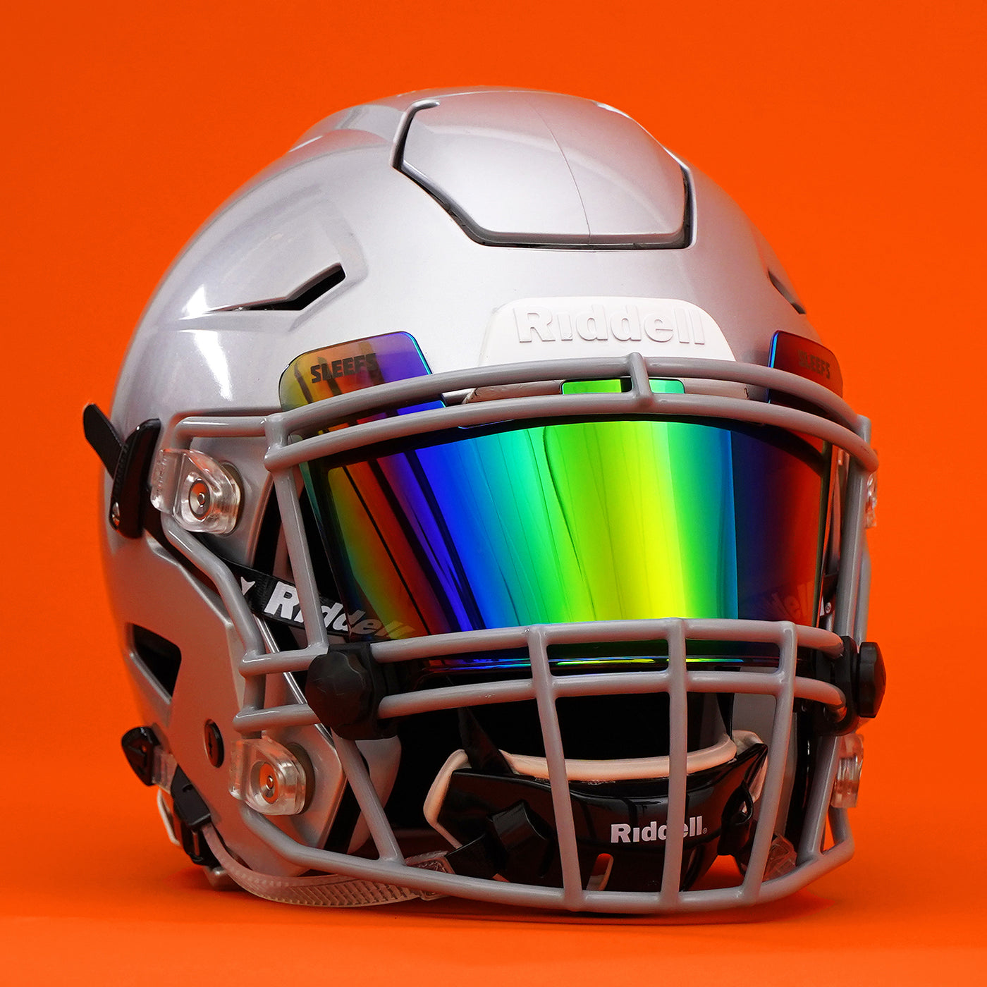  SLEEFS Football Helment Visor [Borealis Rainbow