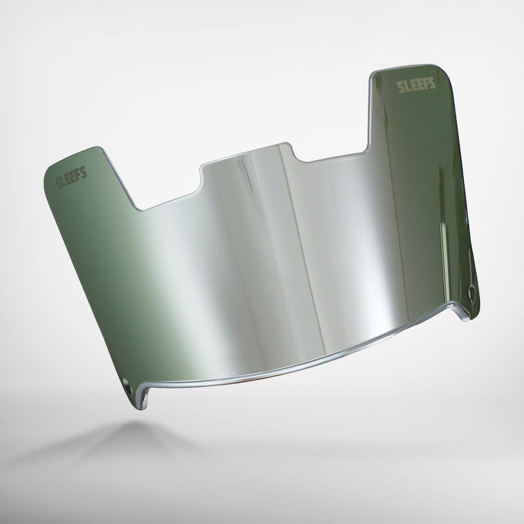 Army Green Machine Silver Helmet Eye-Shield Visor for Kids