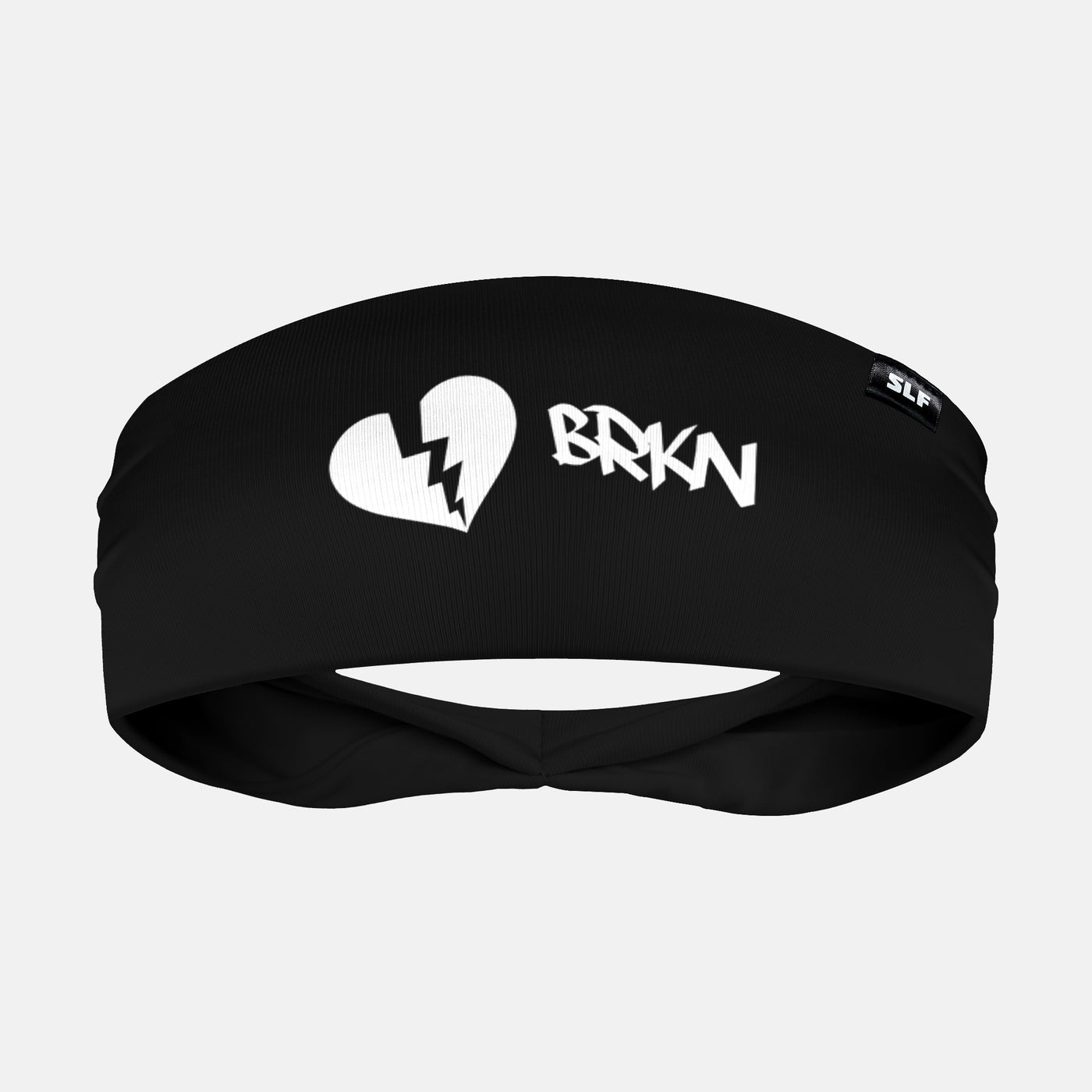 BRKN Black Headband