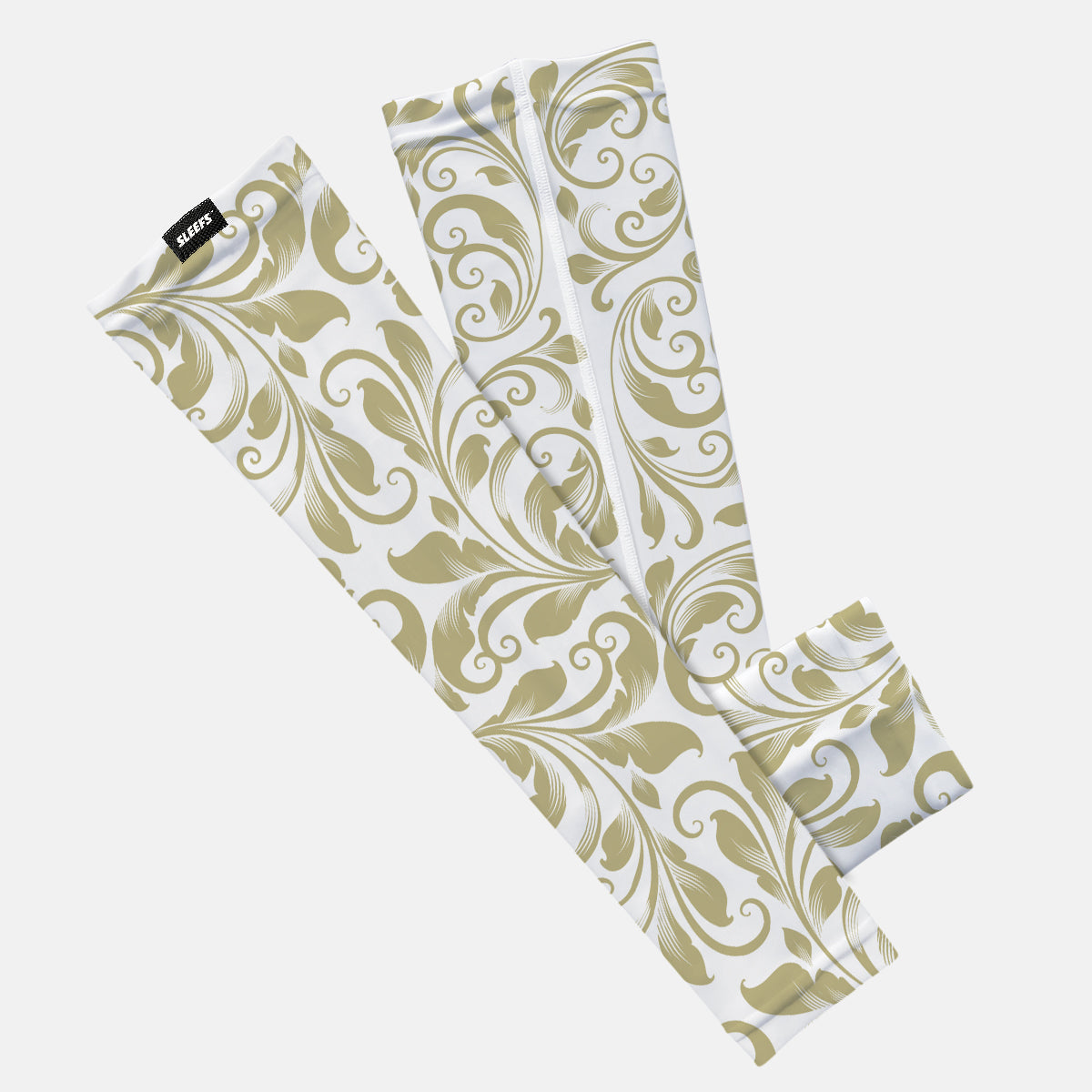 Baroque White Old Gold Kids Arm Sleeve