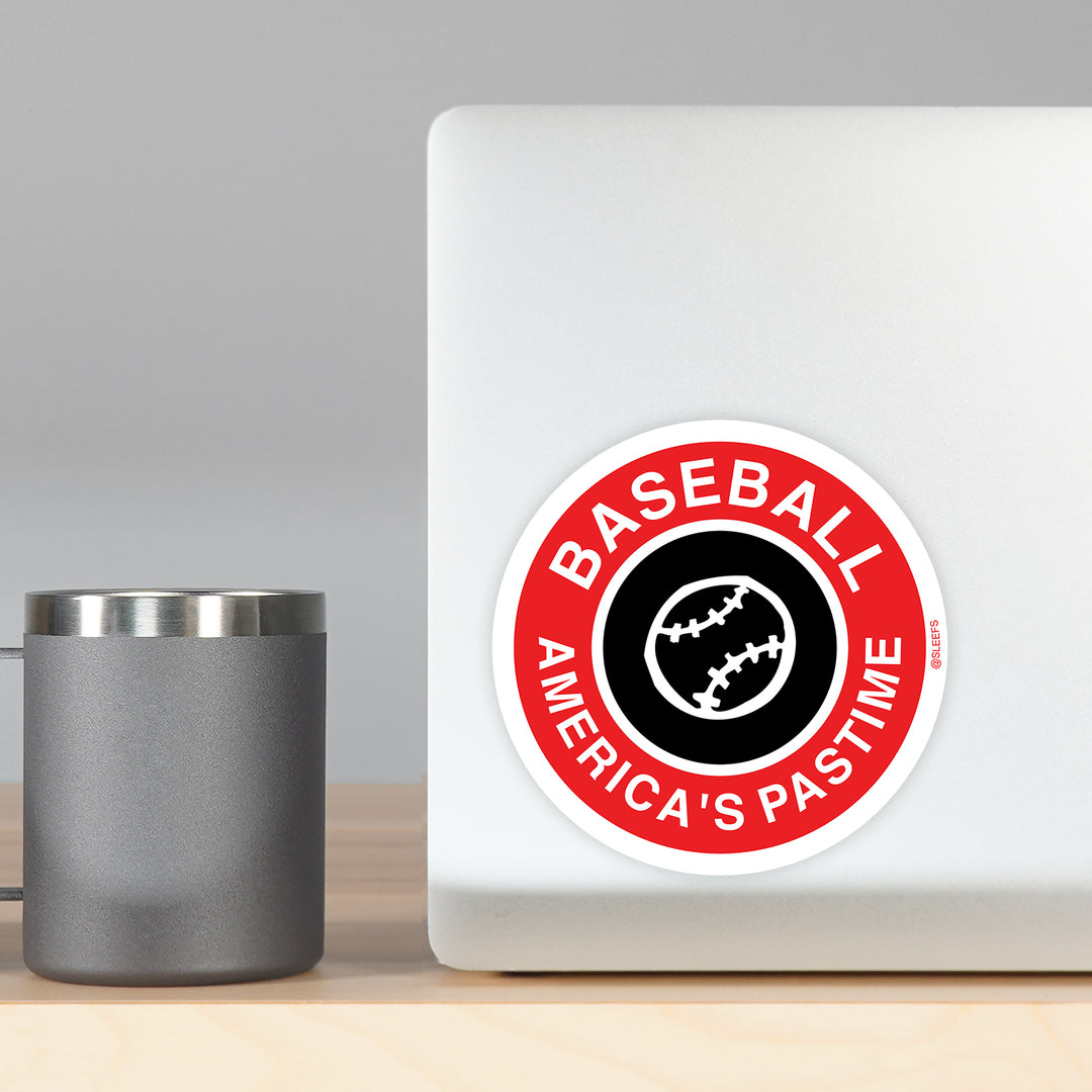 Baseball America's Pastime Sticker