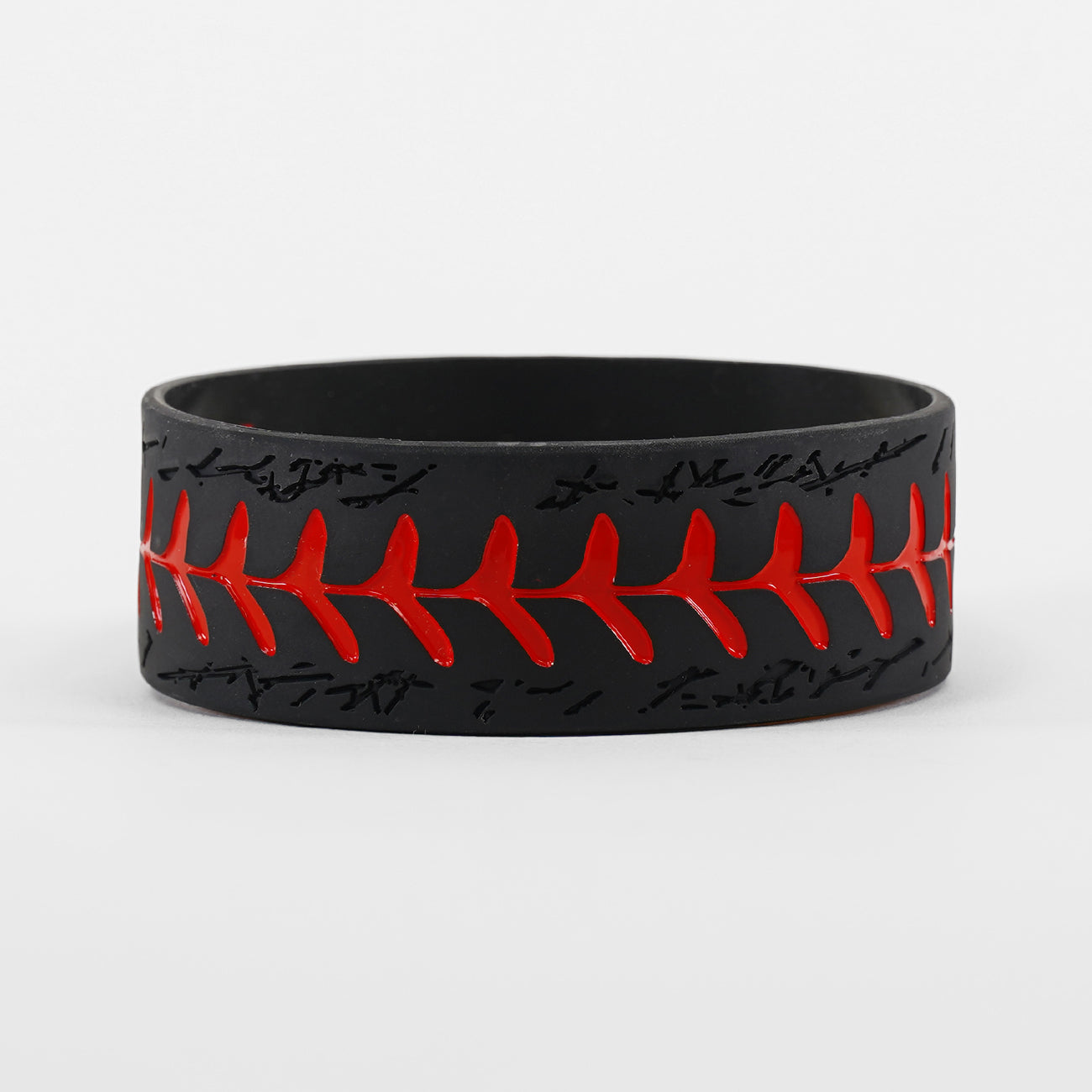 Baseball Black Widow 1 Inch Wristband