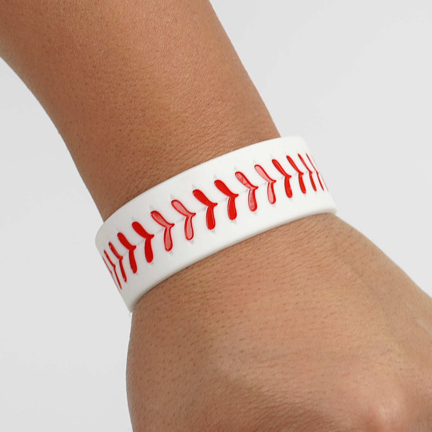 Baseball Lace 1 Inch Wristband