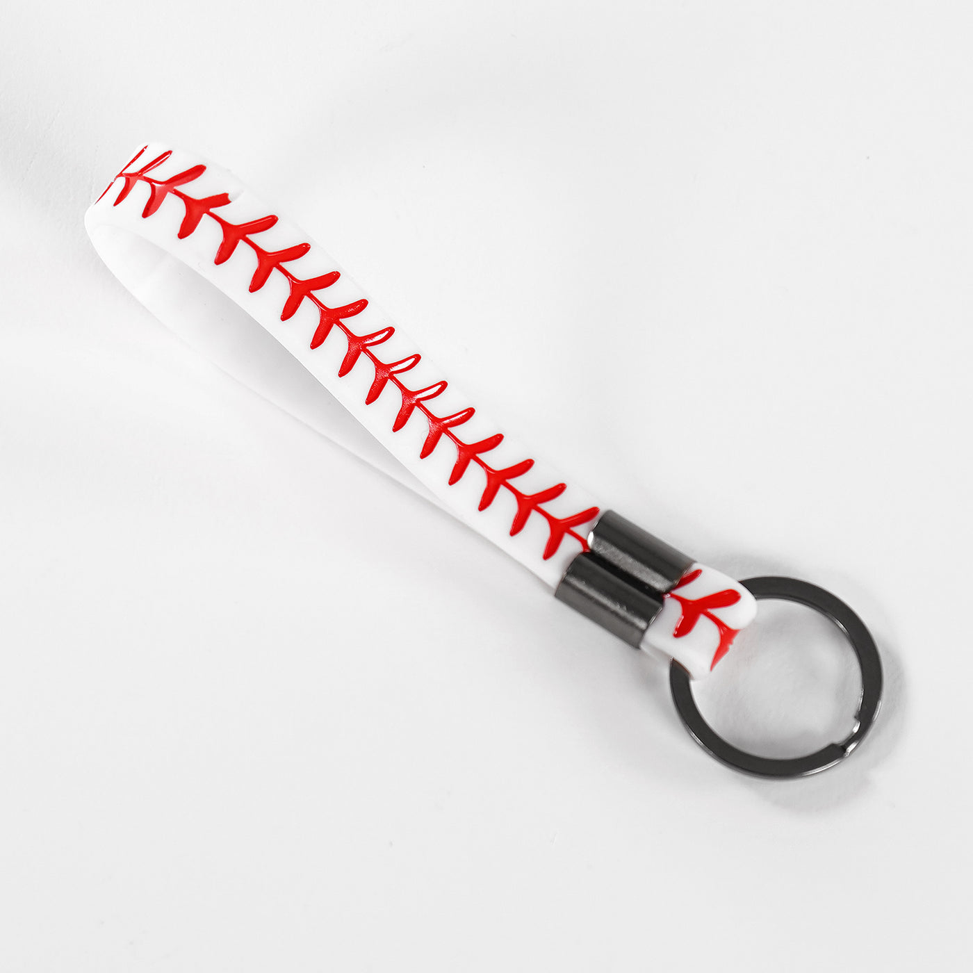 Baseball Lace Silicone Keychain
