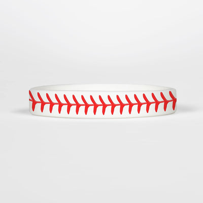 Baseball Laces Motivational Wristband