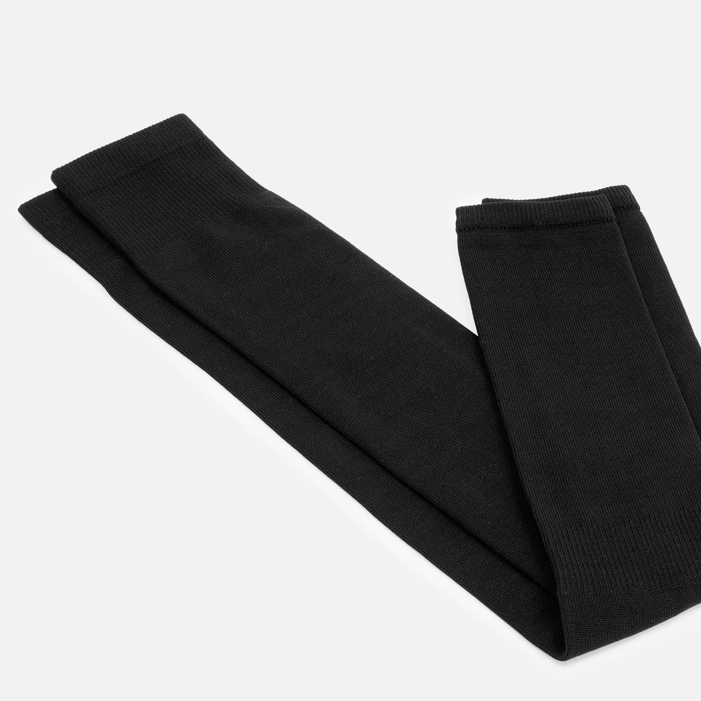 Basic Black Long Soccer Leg Sleeves