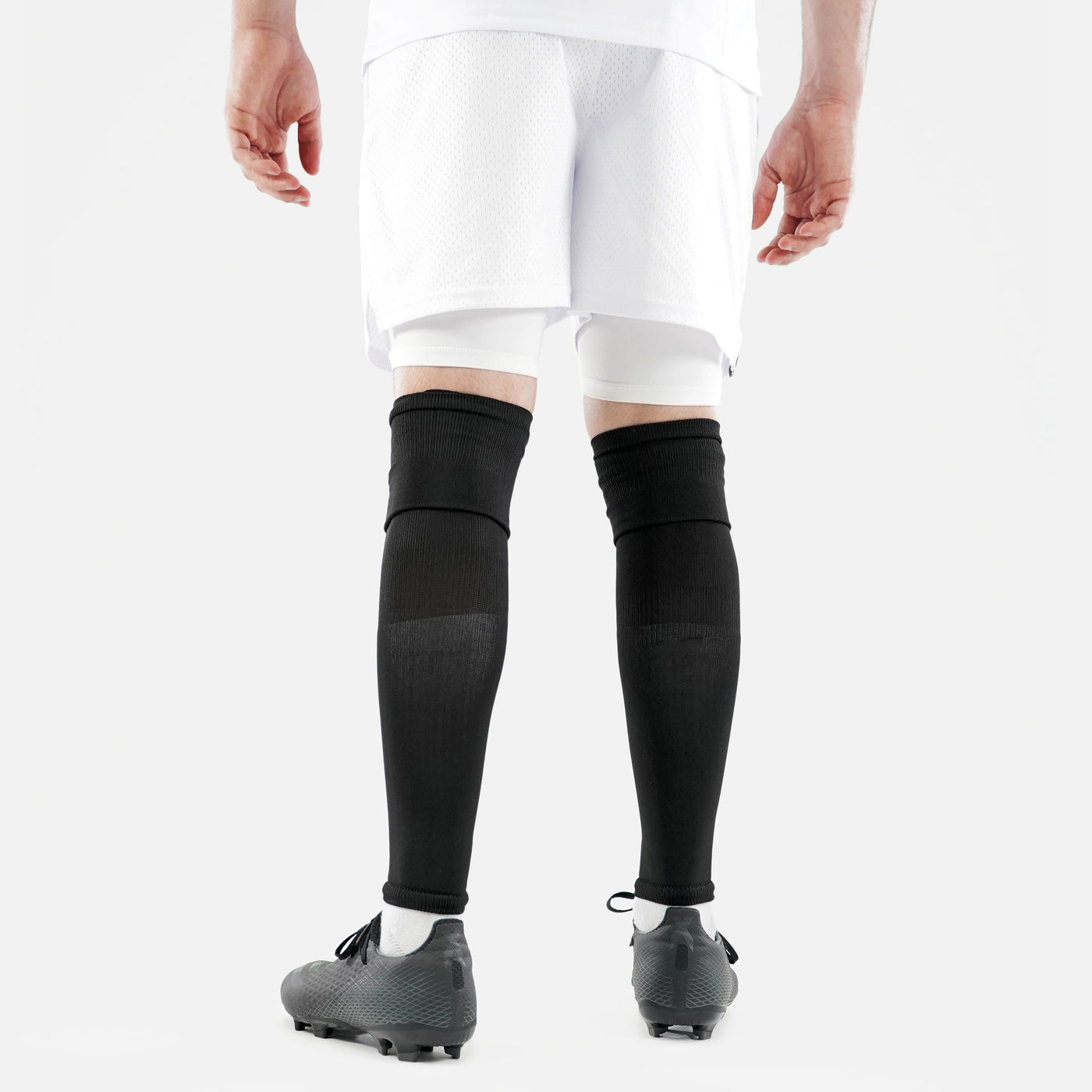 Basic Black Long Soccer Leg Sleeves
