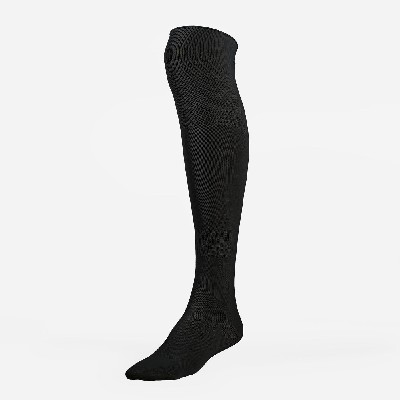 Basic Black Baseball Knee-High Socks