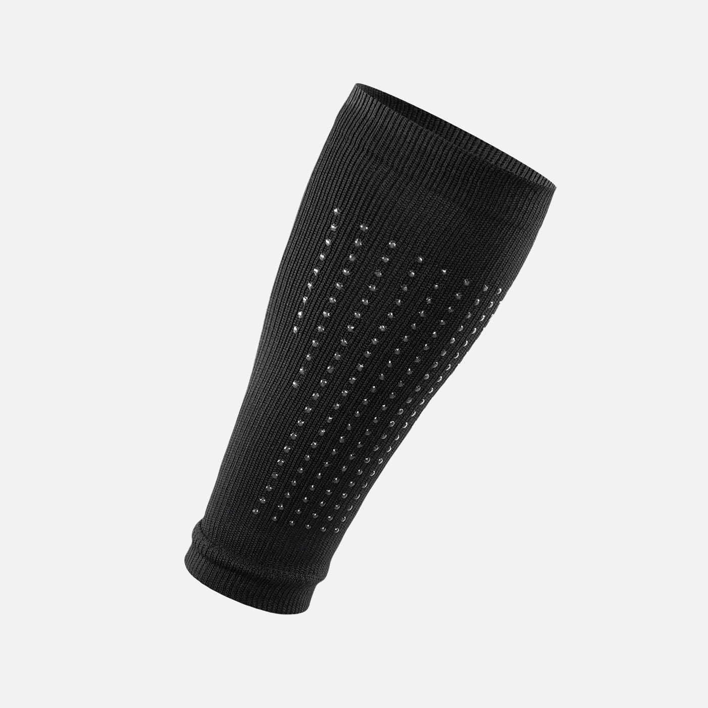 Basic Black Seamless Forearm Sleeve with Grip