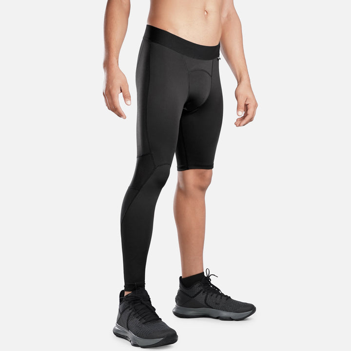 Black Single-leg Tights