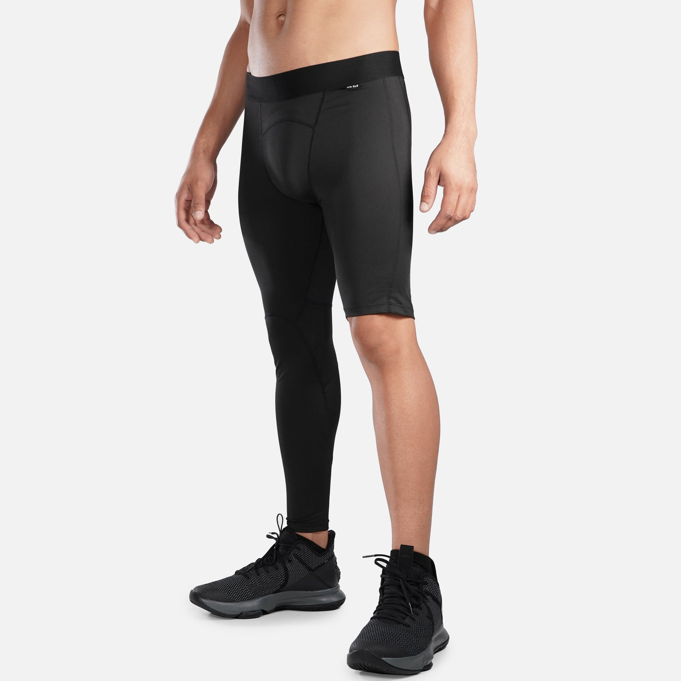 Basic Black Single-leg Basketball Tights