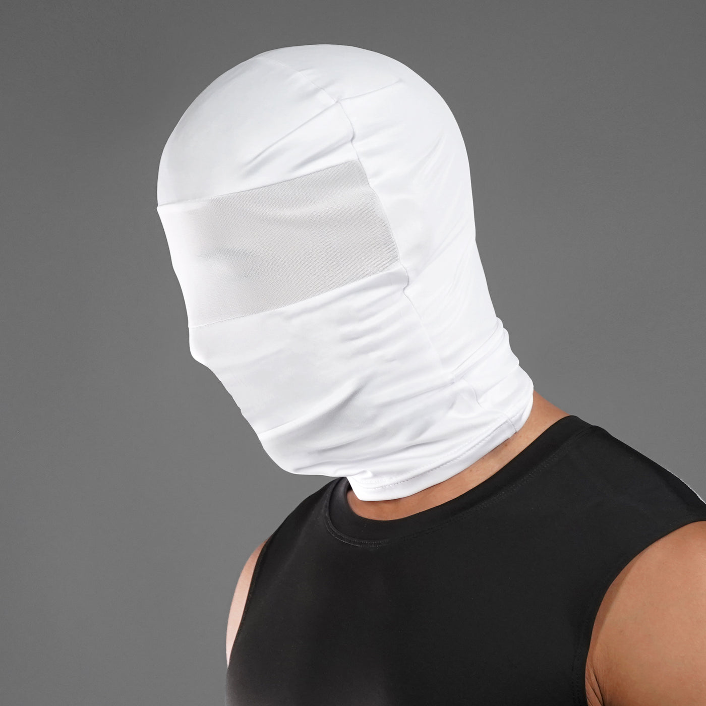 Basic White Head Bag Mask