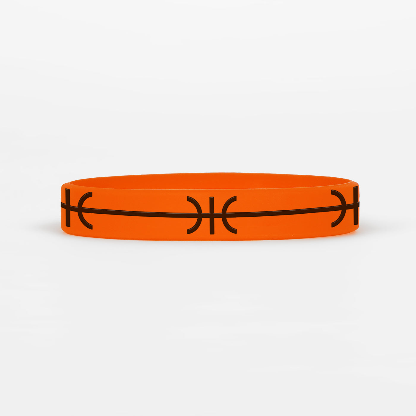 Basketball Line Motivational Wristband