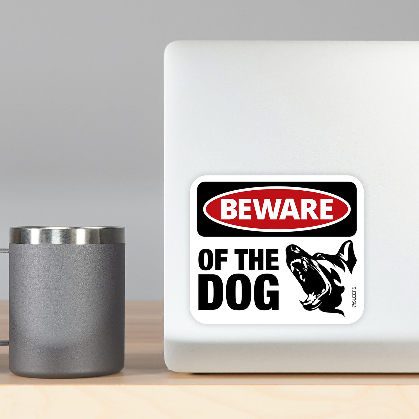 Beware of the Dog Sticker