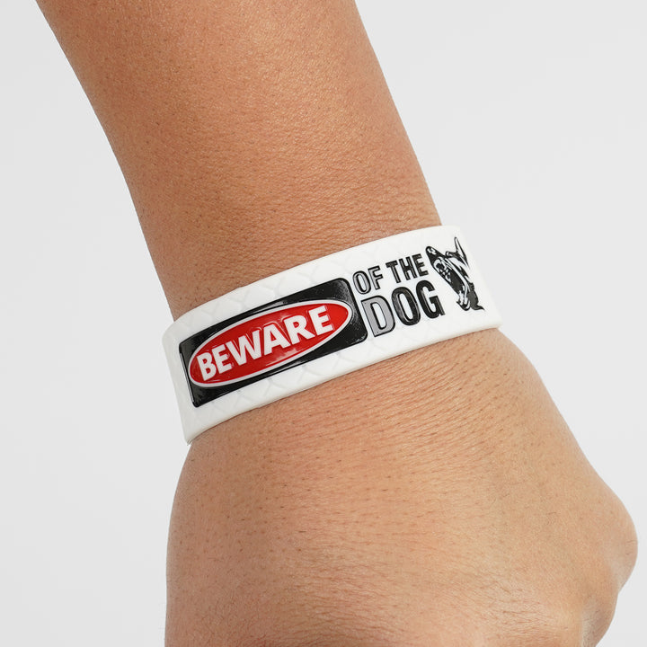 Beware Of The Dog 1 Inch Wristband