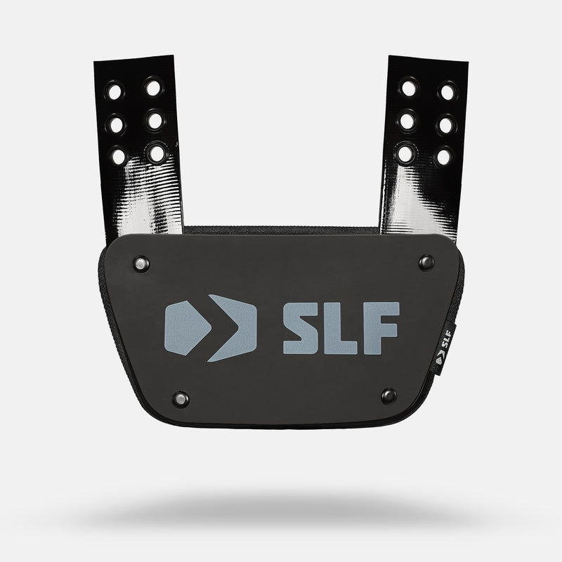 Black Football Back Plate - Kids
