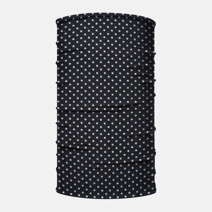 Black White Dots Neck Gaiter