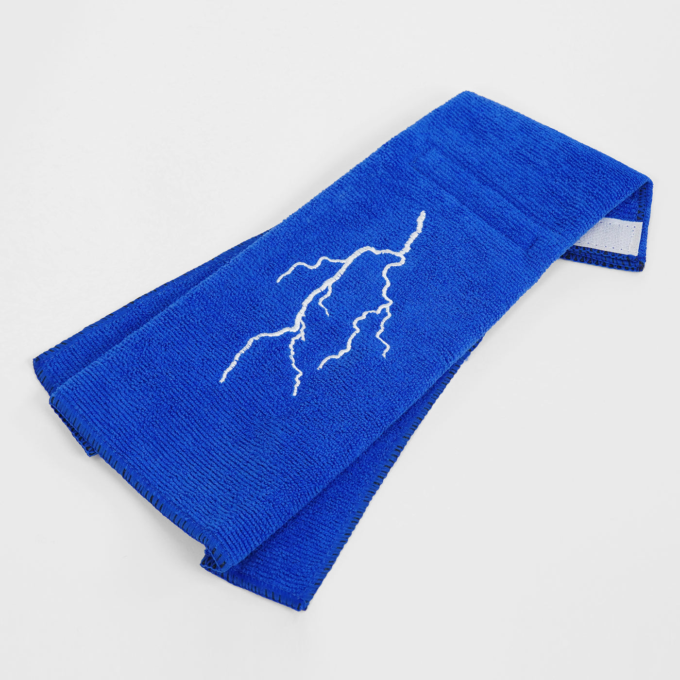 Blue Lightning Football Towel
