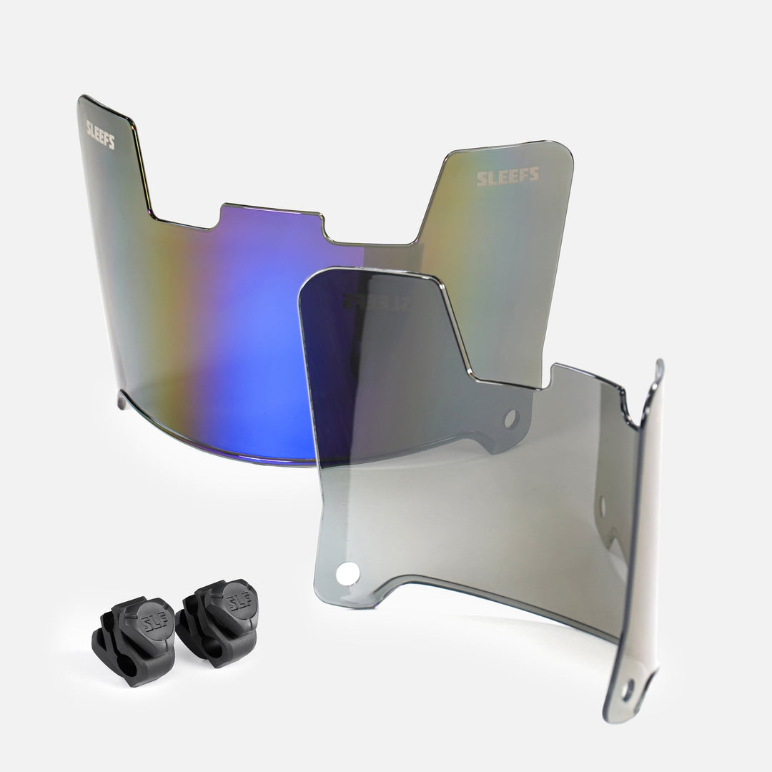 Blue Shadow Bifrost Rainbow Helmet Eye-Shield Visor for Kids