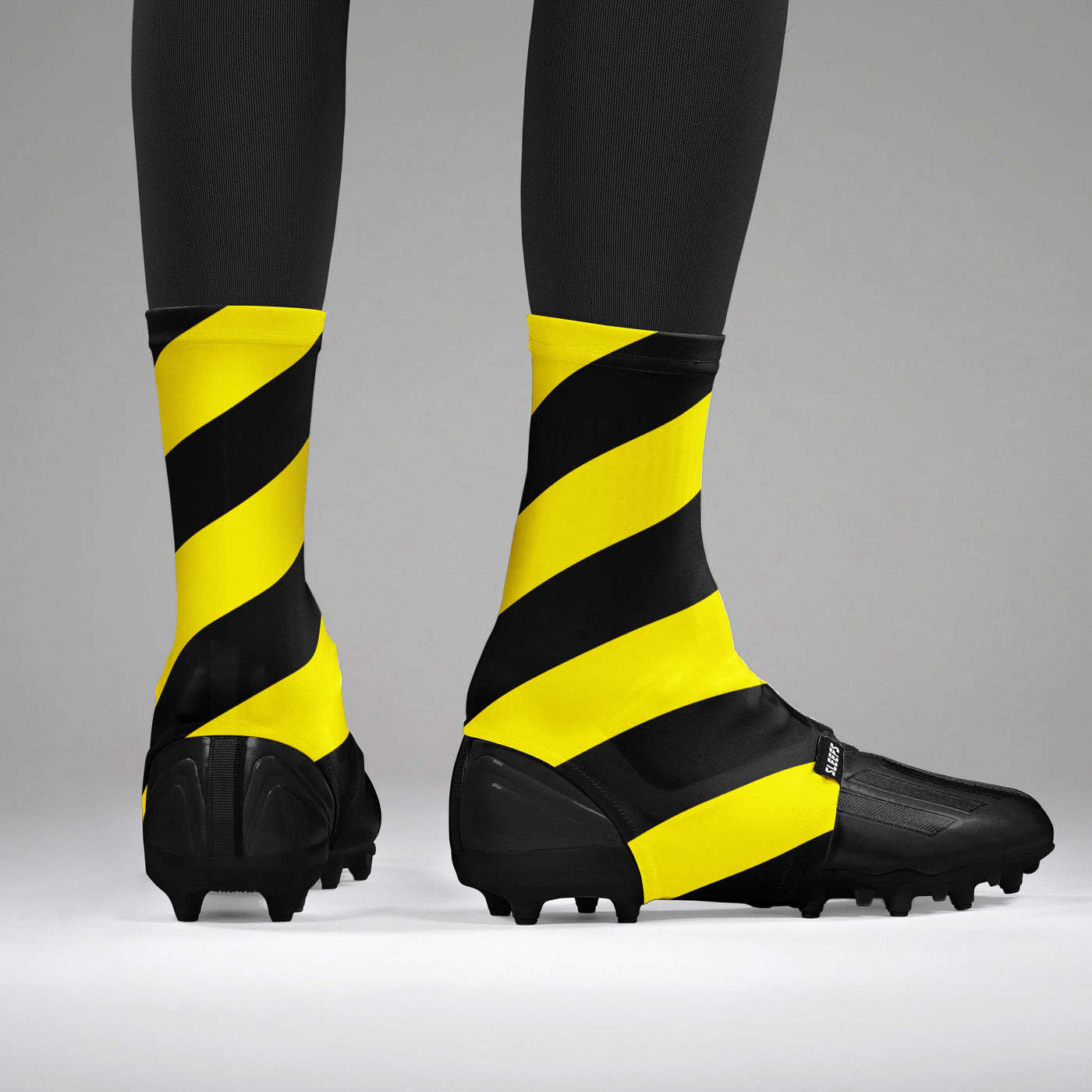 Caution Stripes Spats / Cleat Covers