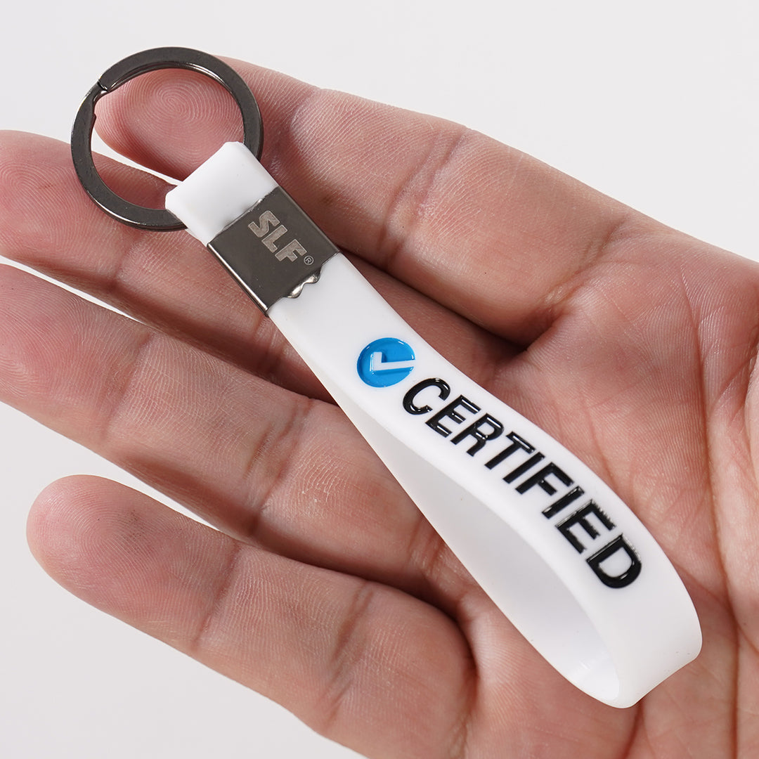 Certified Silicone Keychain