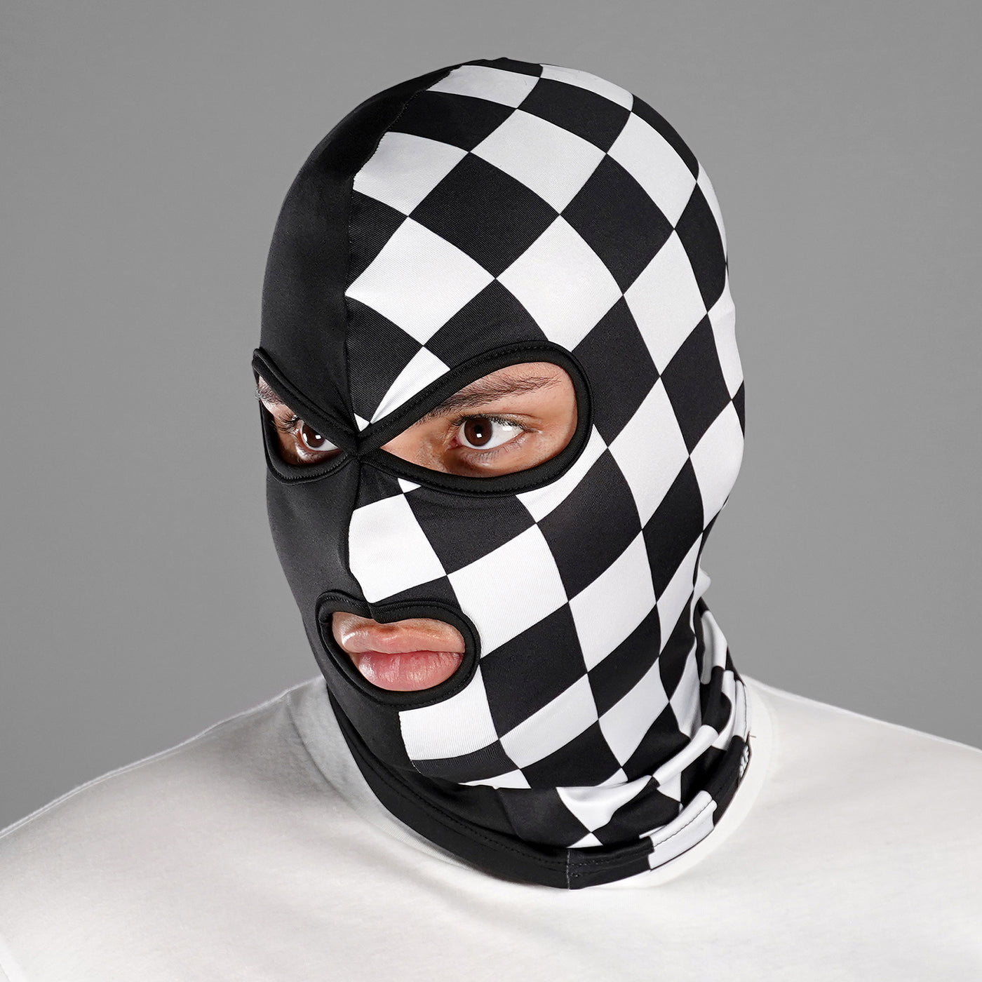Checkers 3 Hole Ski Mask