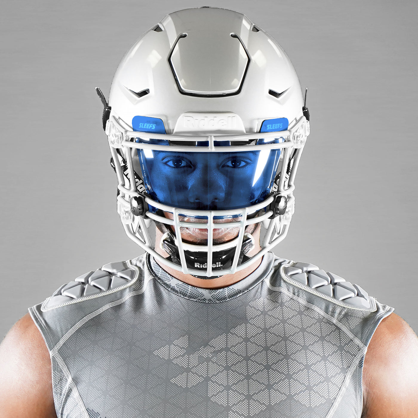 Hue Blue Clear Helmet Eye-Shield Visor