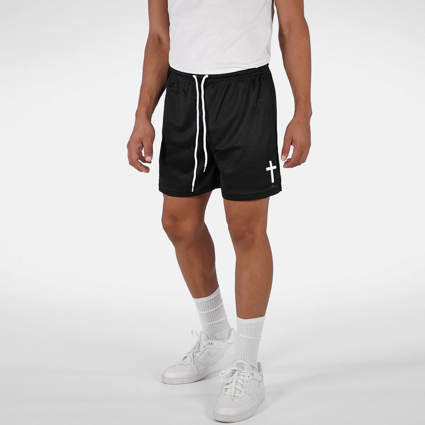 Faith Cross Black Shorts