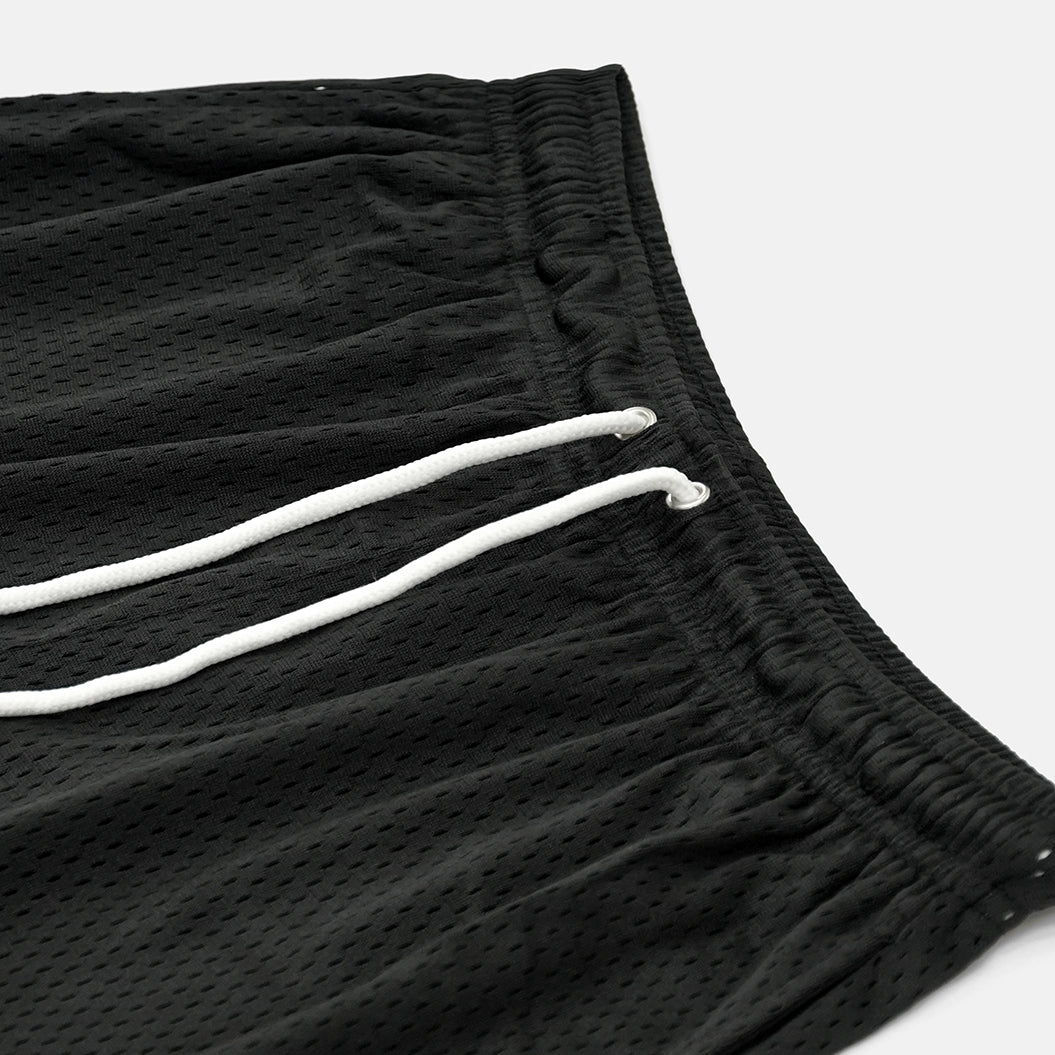 Faith Cross Black Shorts - 7"
