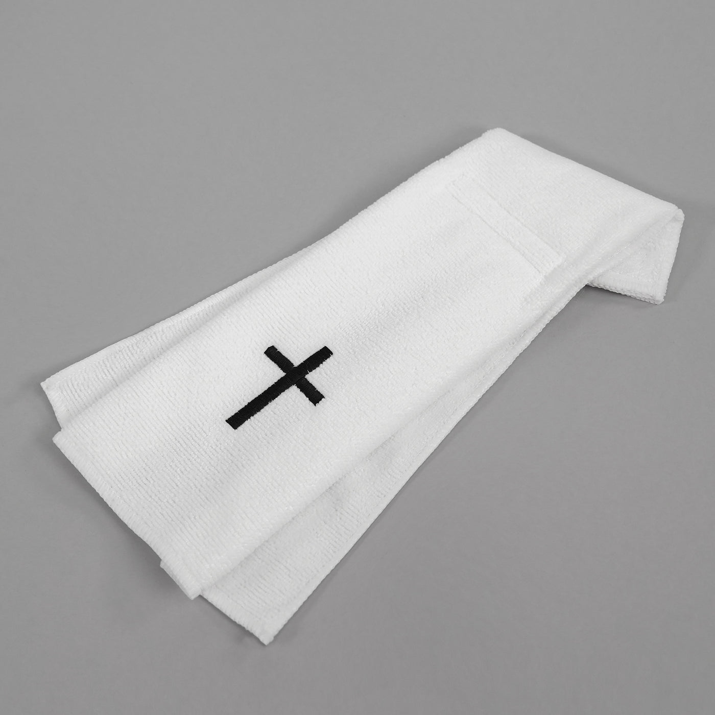 Faith Cross White Football Towel SLEEFS