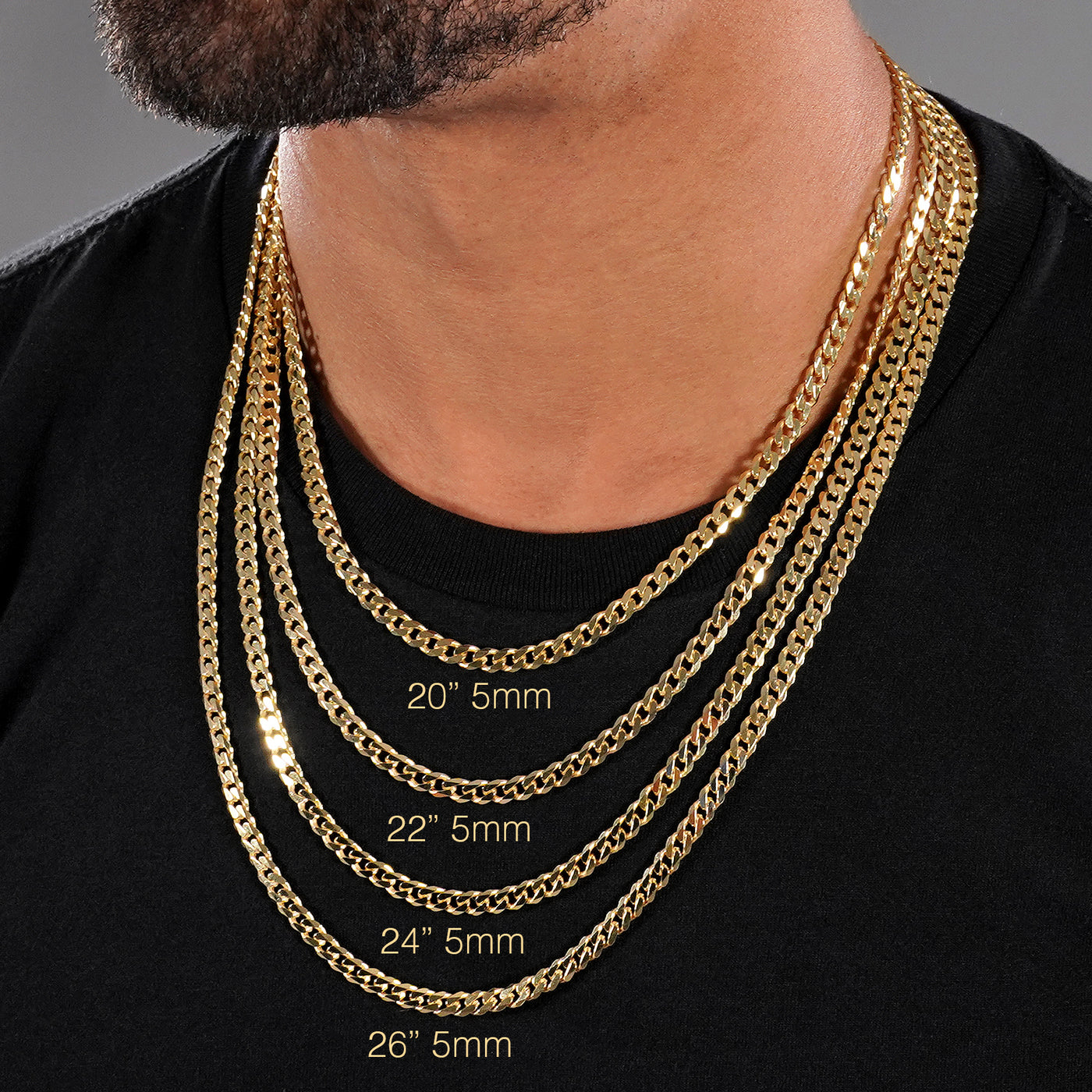 Cuban Link Gold Chain - 5mm