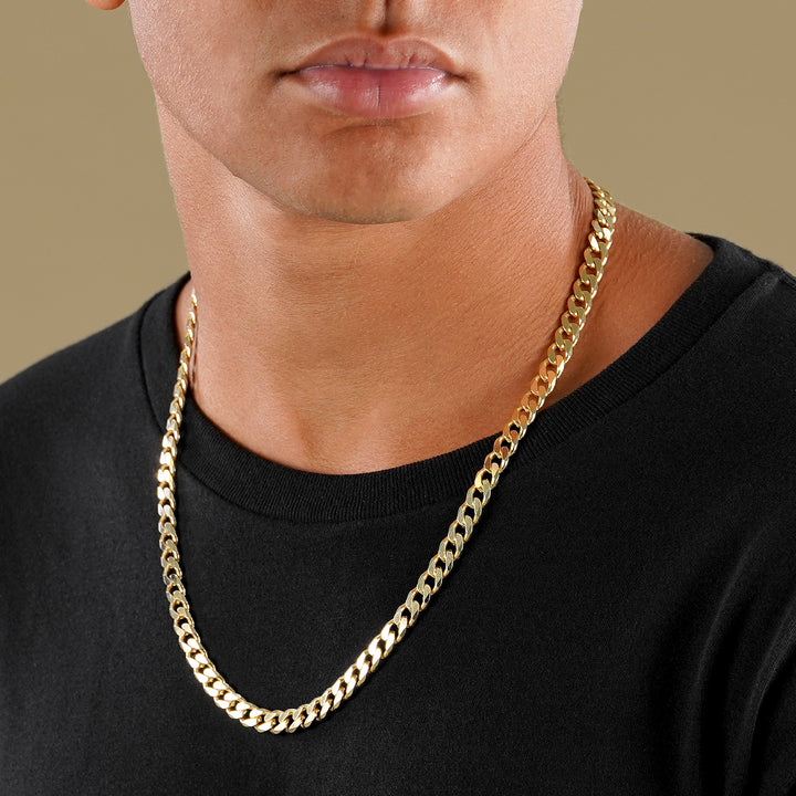 Cuban Link Gold Chain - 7mm