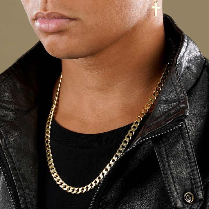 Cuban Link Gold Chain - 7mm