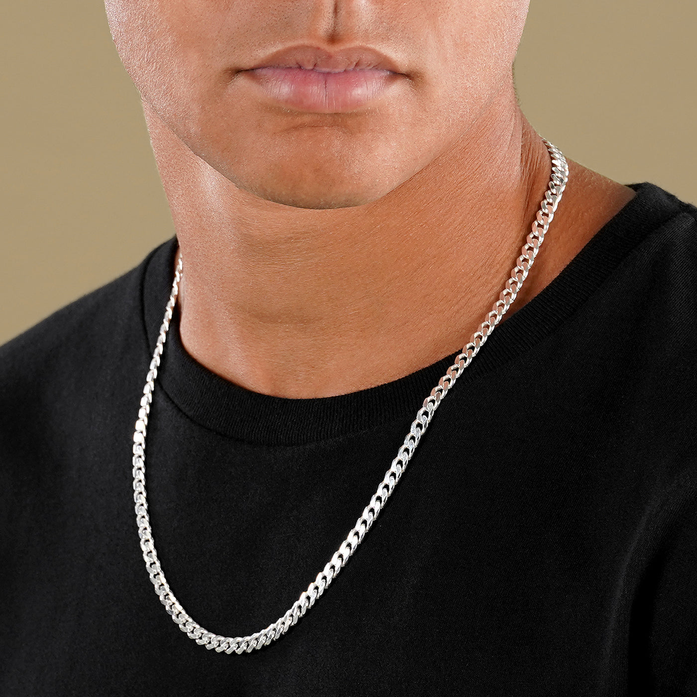 Cuban Link Silver Chain - 5mm