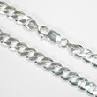 Cuban Link Silver Chain - 7mm