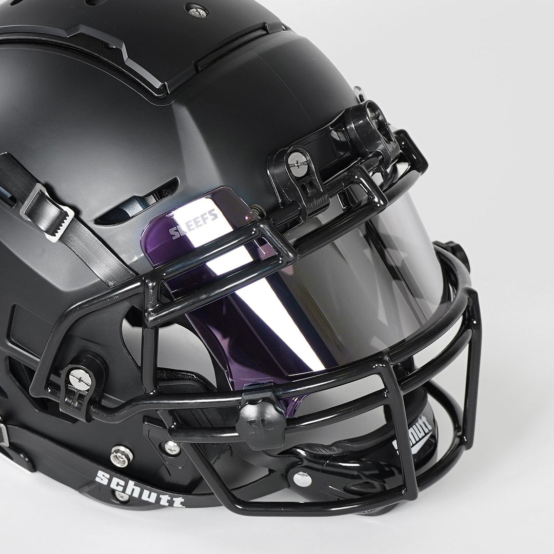 Cyber Purple Machine Silver Helmet Eye-Shield Visor for Kids