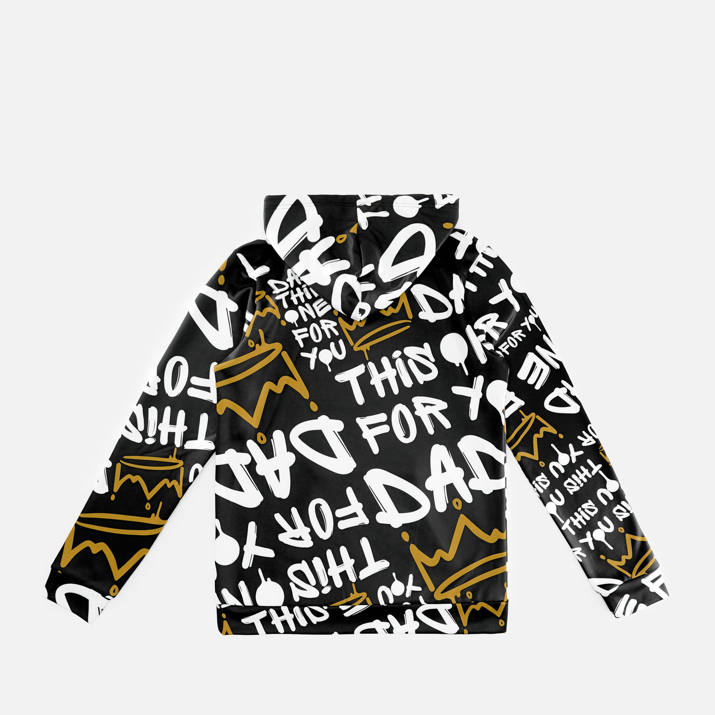 Dad This One For You Pattern Hoodie - Big