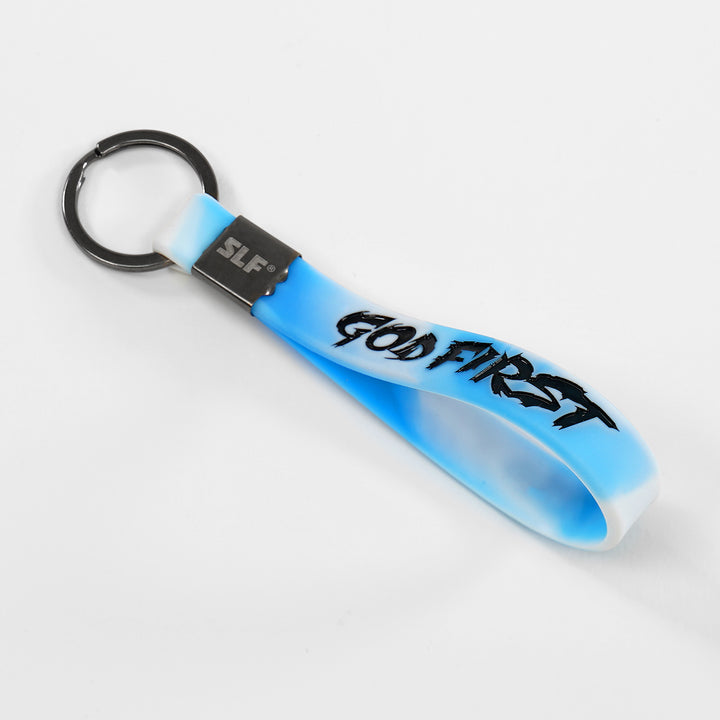 God First Silicone Keychain