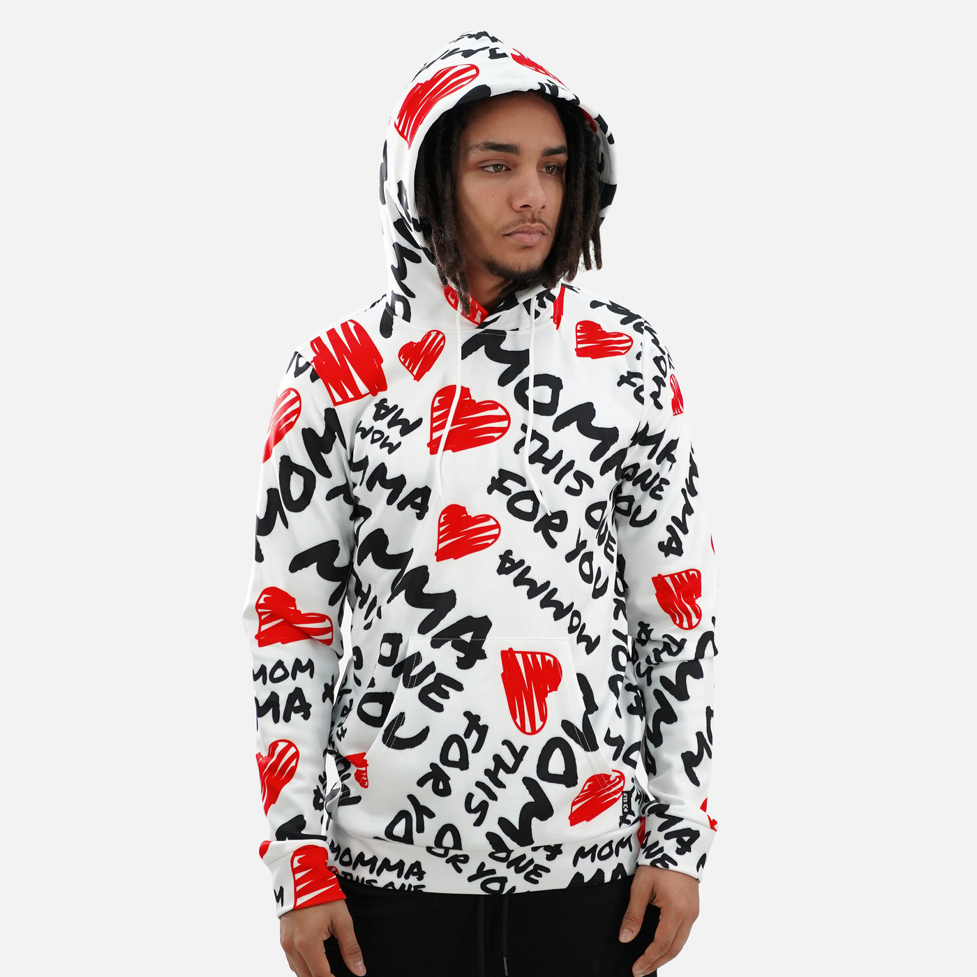 Momma Pattern Hoodie