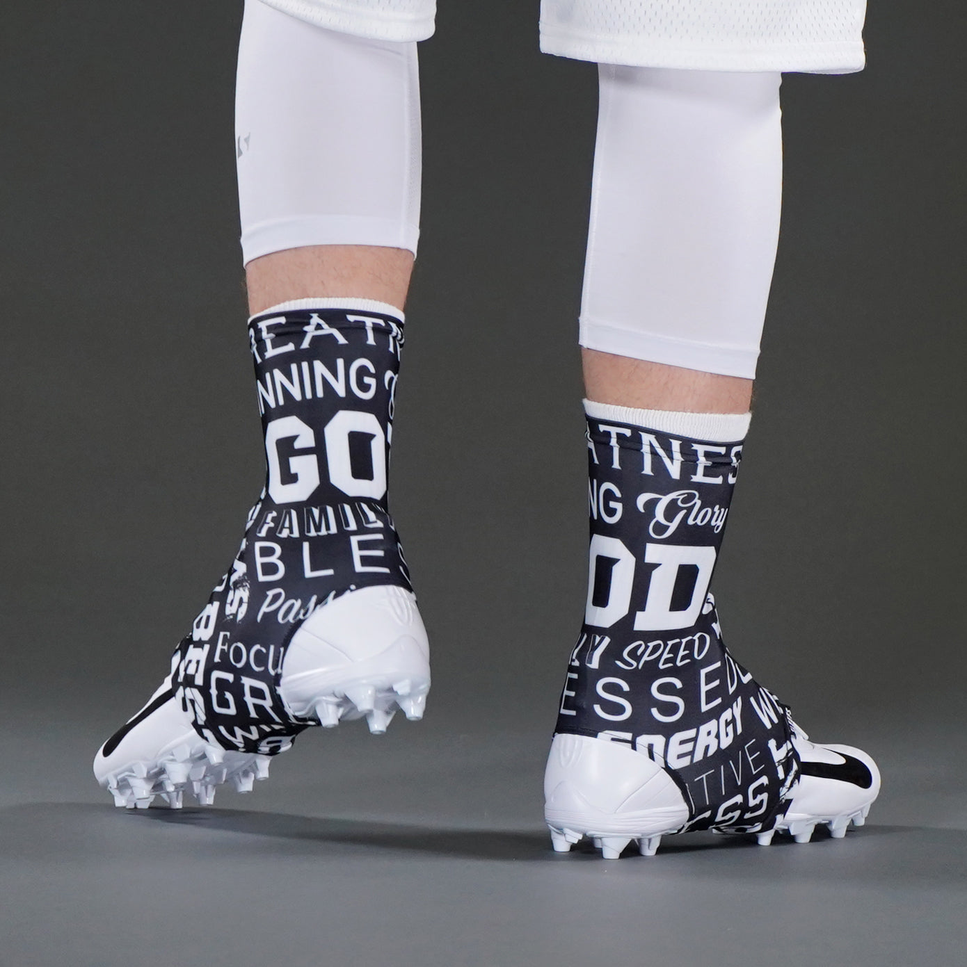 Inspirational Black Spats / Cleat Covers