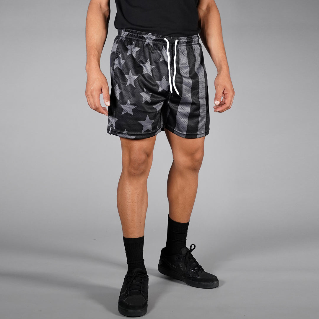 Tactical USA Flag Shorts - 7"