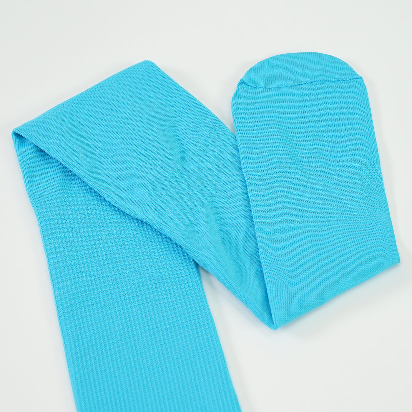 Hue Sky Blue Over The Knee Sport Socks