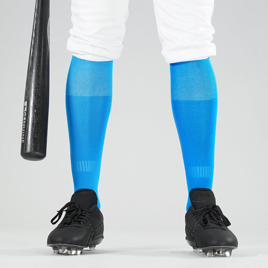 Sleefs Hue Dark Gray Baseball Knee-High Socks Adult