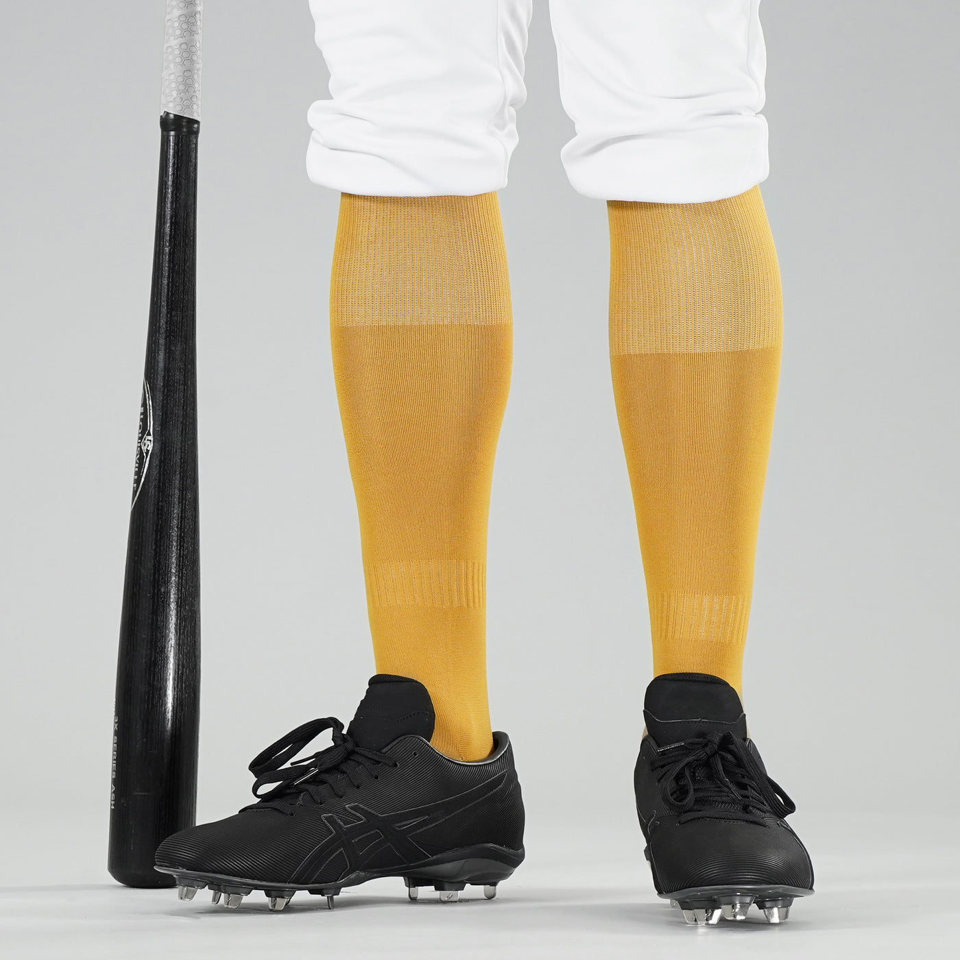 Hue Gold Baseball Knee-High Socks