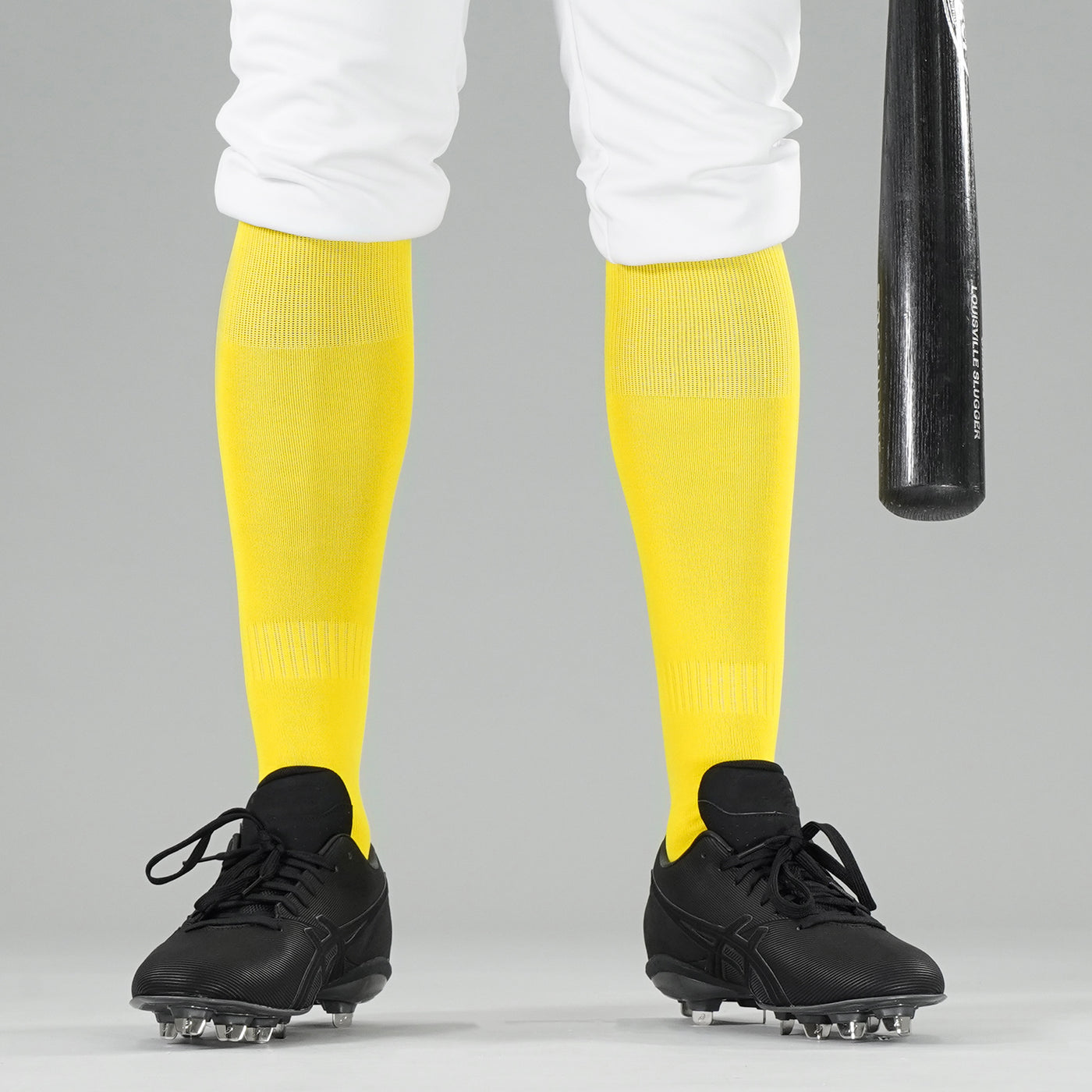 Hue Yellow Baseball Knee-High Socks