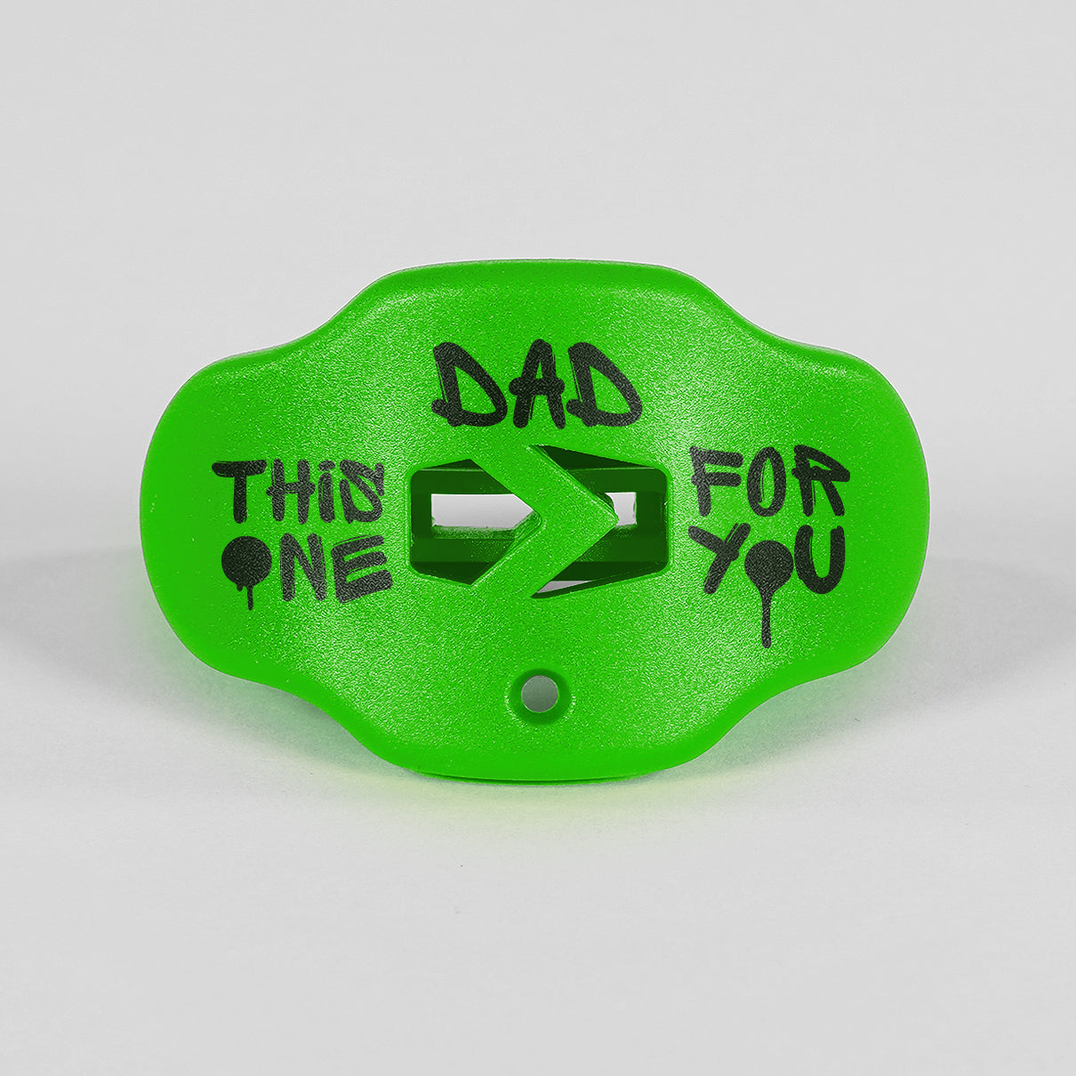 Dad This One for You Green Football Mouthguard